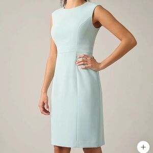 Petite Sheath Dress - Sea Glass